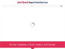 Tablet Screenshot of jackspackseptic.com